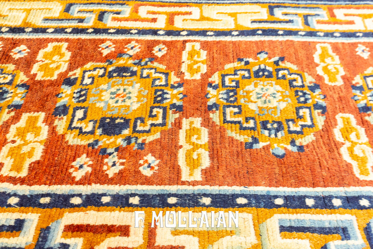 Antique Tibetan Rug Decorative Runner n°:625186
